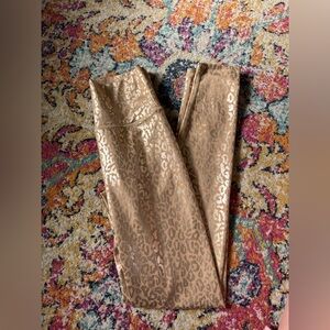 Rosa gold leggings. Size XS. Buffbunny collection.